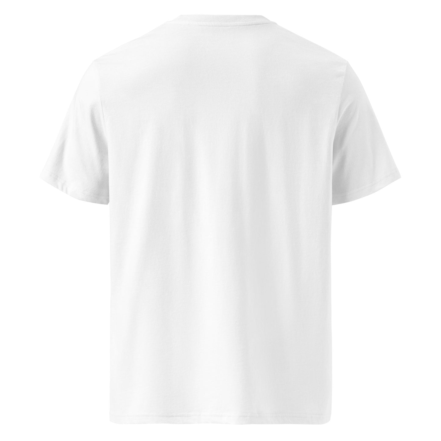 Serie ecológica y sostenible de KBL / Small Act Change the World / Frente estampado / Ropa urbana de KBL / Camiseta unisex sostenible 100 % algodón orgánico.