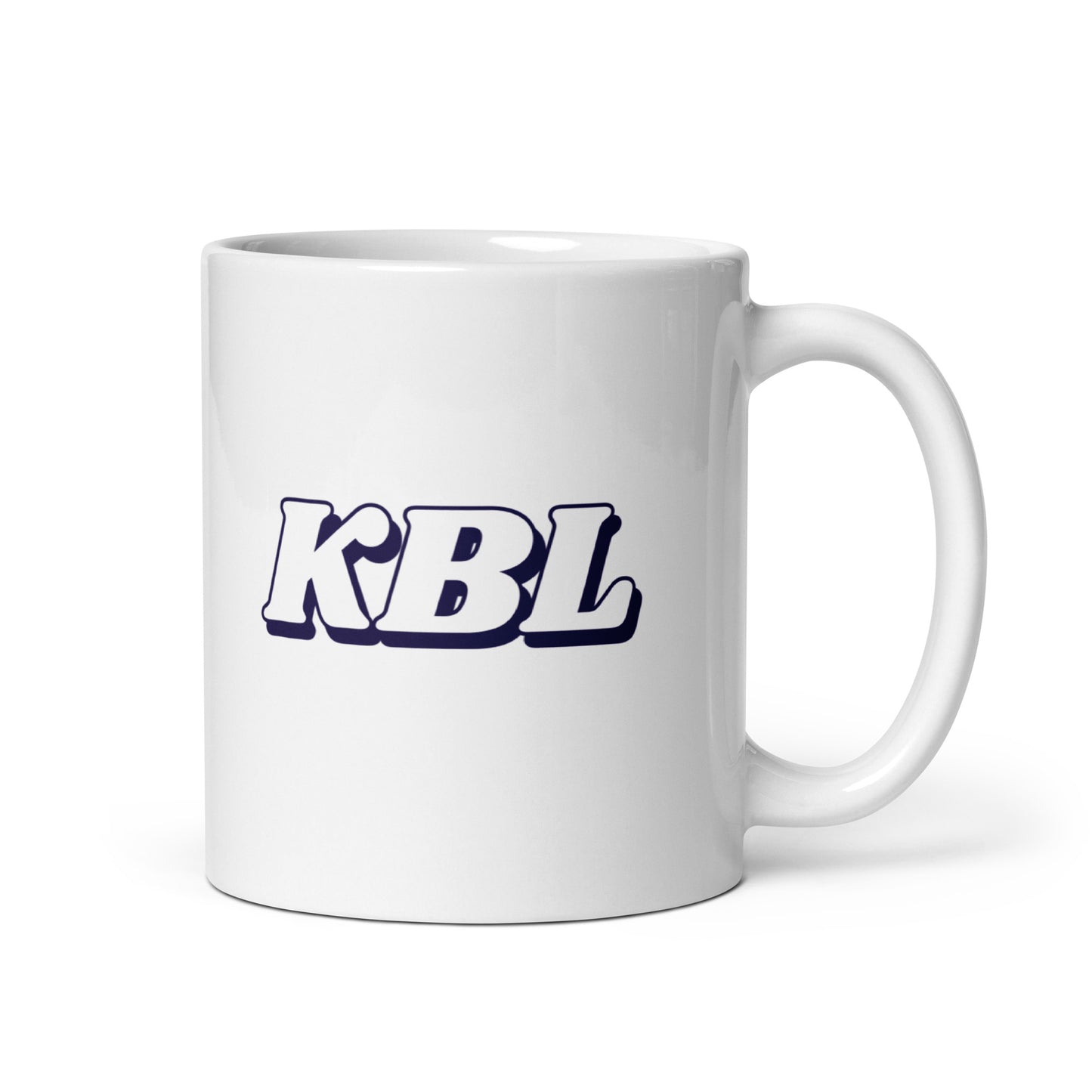 KBL Classic White glossy mug